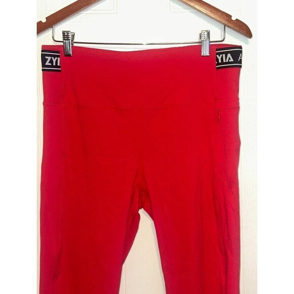 NWOT Zyia Red Banded Luxe Rendezvous Legging 7/8 24" Size 14-16 - Picture 8 of 13